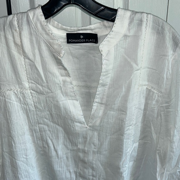 White Ophelia Coverup POMANDER PLACE - Picture 7 of 12